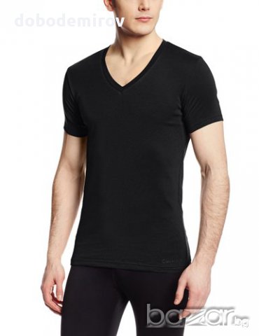 Нова мъжка тениска Calvin Klein T-Shirt V Neck, оригинал 