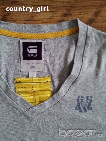 G-star CM Logo V T  - мъжка тениска, снимка 4 - Тениски - 17336258