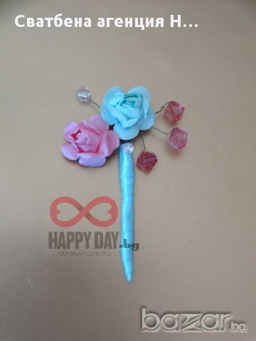 Сватбани бутониери - бутониера за ревер Ксилиония, снимка 1