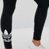 adidas Originals Women's Double Trefoil Leggings, снимка 17 - Клинове - 25649751