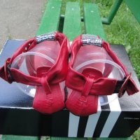 Червени кожени дамски сандали "Ingiliz" / "Ингилиз" (Пещера), естествена кожа, летни обувки, чехли, снимка 14 - Сандали - 7608732
