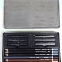Графити правоъгълни и моливи за рисуване комплект, снимка 1 - Ученически пособия, канцеларски материали - 26007067