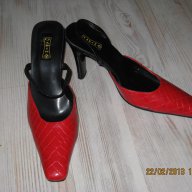 Елегантни обувки беъ пета, снимка 1 - Сандали - 6626781