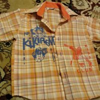 Детска риза с къс ръкав, снимка 1 - Детски ризи - 25340402
