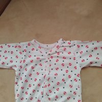 Тънки блузки с дълъг ръкав 0-3 месеца, снимка 3 - Бебешки блузки - 20975755