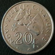 20 франка 1972, Нова Каледония, снимка 1 - Нумизматика и бонистика - 17918137