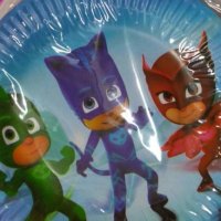 PJMASKS PJ Masks PJ Mask 10 бр парти чинии чинийки, снимка 2 - Чинии - 20644625