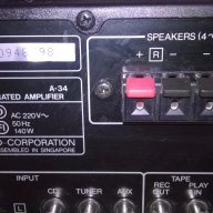 Kenwood a-34 stereo amplifier-внос швеицария, снимка 6 - Ресийвъри, усилватели, смесителни пултове - 12938931