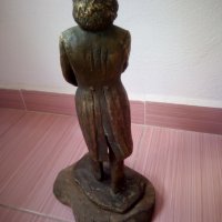 Бронзова скулптура статуетка Орфей подписана, снимка 6 - Антикварни и старинни предмети - 26129419