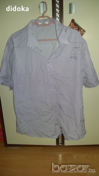 лилава мъжка риза м размер, снимка 1
