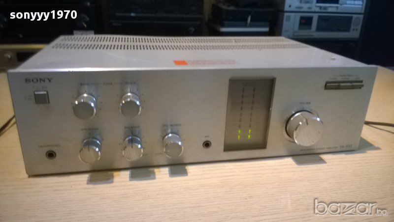 sony ta-333 integrated amplifier-180w-made in taiwan-внос швеицария, снимка 1