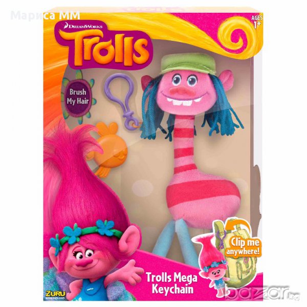 Тролчета фигурка Купър с гребенче TROLLS - Cooper, 22 cm в кутия , снимка 1