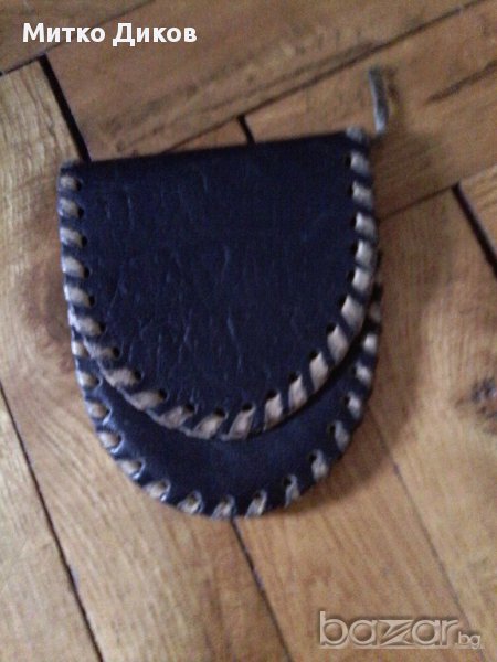 Калъвче за стотинки естествене кожа 115х95мм, снимка 1