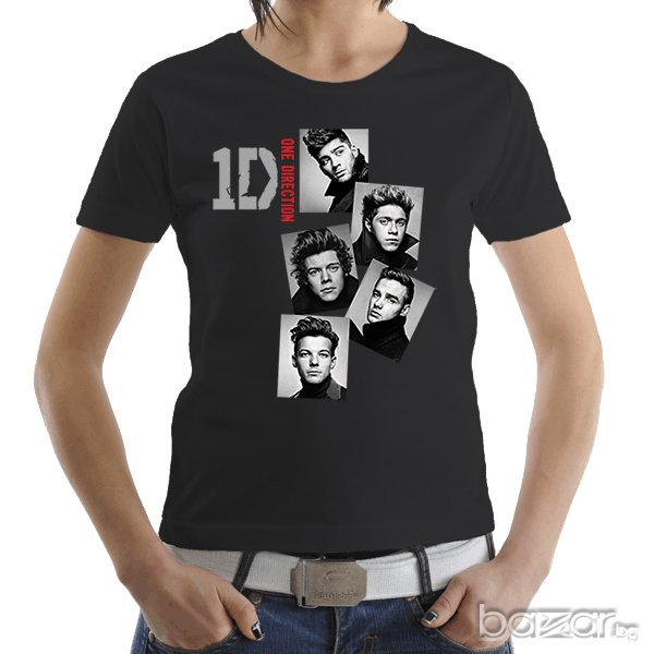 Уникални дамски тениски на One Direction! Поръчай тениска по твой дизайн, изпрати ни снимка!, снимка 1