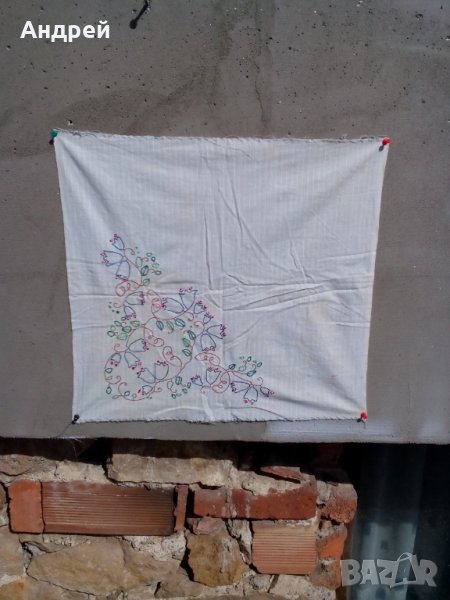 Стара бродирана покривка #16, снимка 1