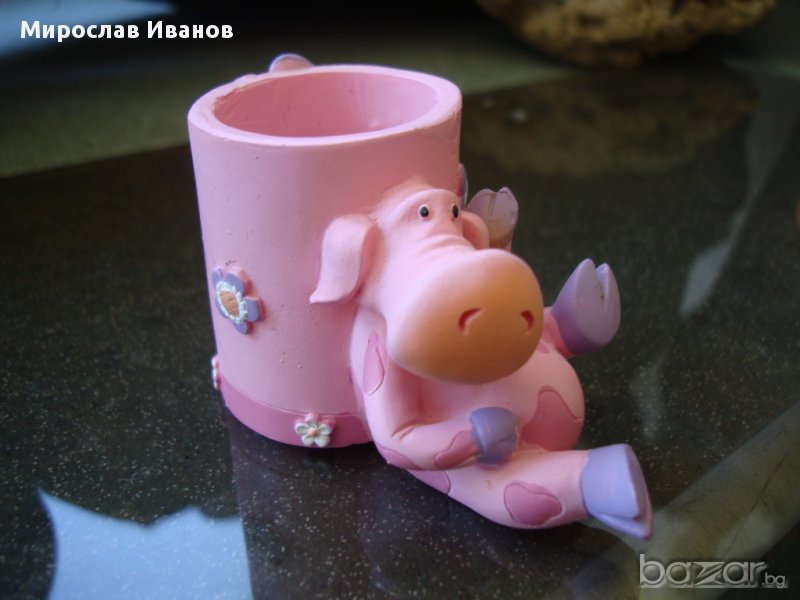 свещник крава , снимка 1