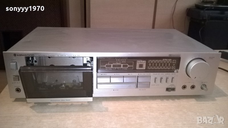 kenwood kx-70 stereo deck-made in japan-внос швеицария, снимка 1