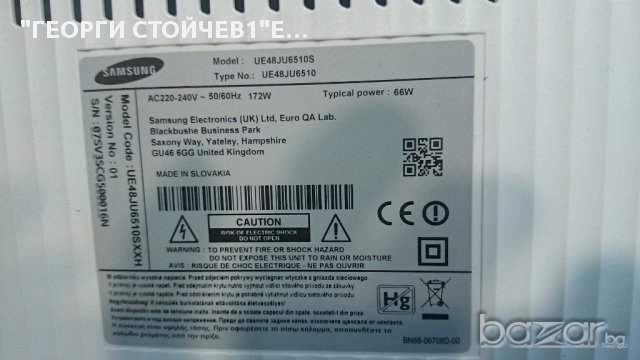 UE48JU6510S BN41-02344 BN94-08282W HVT3 BN44-00807A -LSF480FN06-K CY-WJ048HGLV2H, снимка 7 - Части и Платки - 16430741