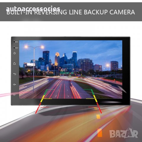 Мултимедия Zapin 7011А 7'' Android,GPS,Навигация,Bluetooth,WiFi,2Din+камера подпомагаща паркирането, снимка 4 - Аксесоари и консумативи - 25847119