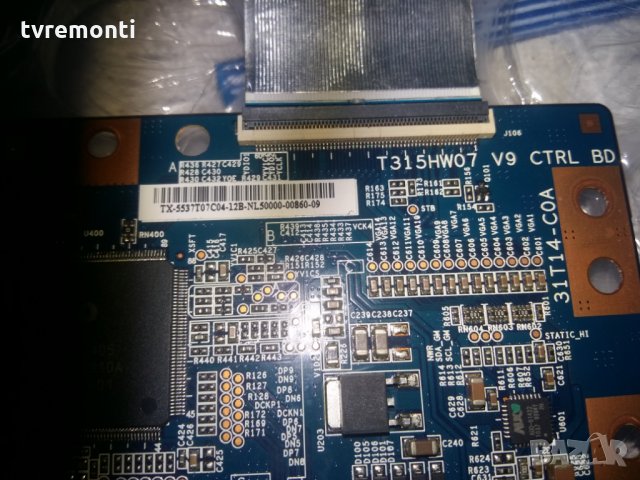 T-CONTROL BOARD T315HW07 V9 31T14-C0A, снимка 2 - Части и Платки - 22741853
