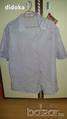 лилава мъжка риза м размер, снимка 1 - Ризи - 20613968
