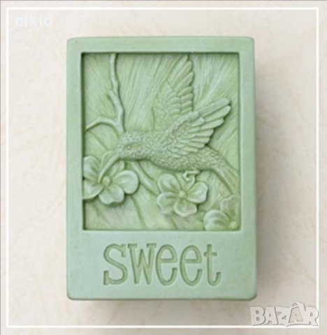 Sweet колибри птичка на клон дълбок калъп силиконов молд форма украса мъфин фондан сапун гипс шокола