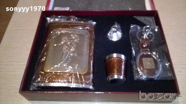 Нов луксозен подаръчен комплект с кон-24/18/4см-внос швеицария, снимка 3 - Антикварни и старинни предмети - 16438618