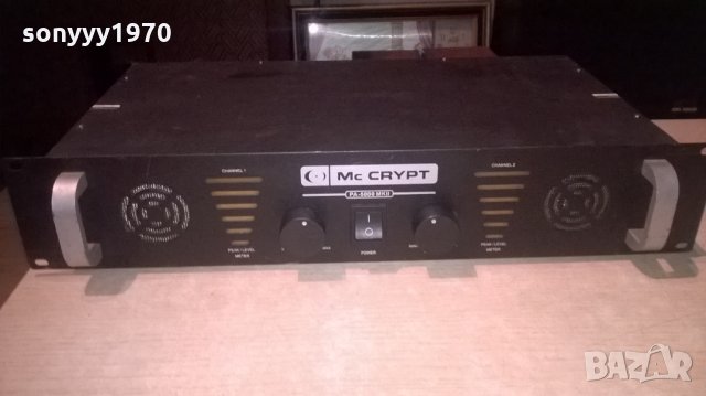 mc crypt pa-5000 mkll power ampli-внос швеицария, снимка 2 - Ресийвъри, усилватели, смесителни пултове - 23597681