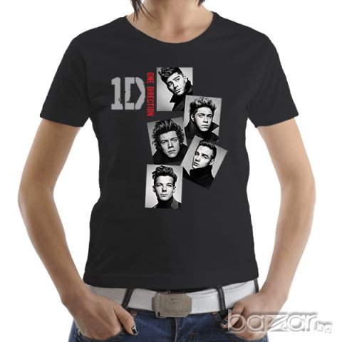 Уникални дамски тениски на One Direction! Поръчай тениска по твой дизайн, изпрати ни снимка!, снимка 1 - Тениски - 7100463