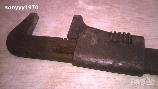 АНТИКА стар раздвижен ключ-внос швеицария-28х7см, снимка 7 - Ключове - 24915113