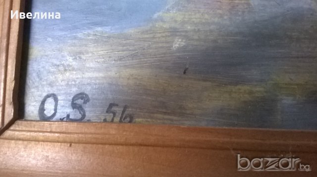 стара картина-цветя, снимка 5 - Картини - 17855971