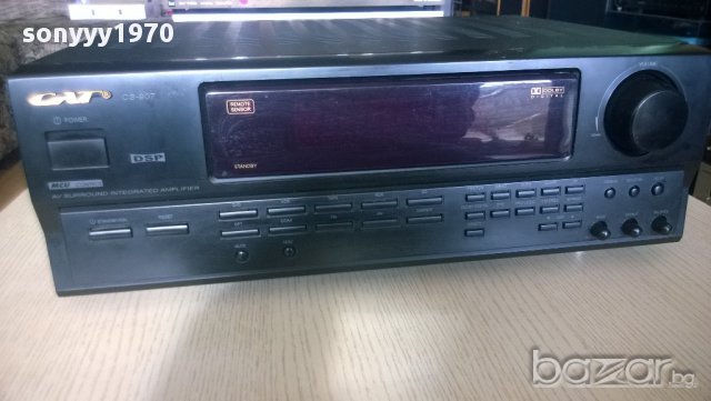 cat cs-907-av receiver-6 канала с активен изход за събуфер от швеицария, снимка 3 - Ресийвъри, усилватели, смесителни пултове - 8609722
