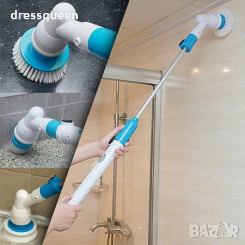 1796 Електрическа четка за почистване на баня Spin Scrubber, снимка 11 - Парочистачки и Водоструйки - 23529382