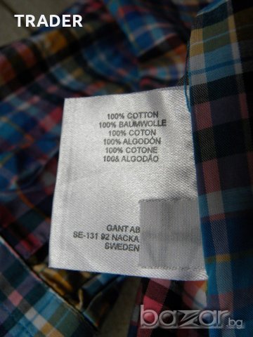 Мъжка спортна риза GANT , 100% памук, снимка 18 - Ризи - 18195929