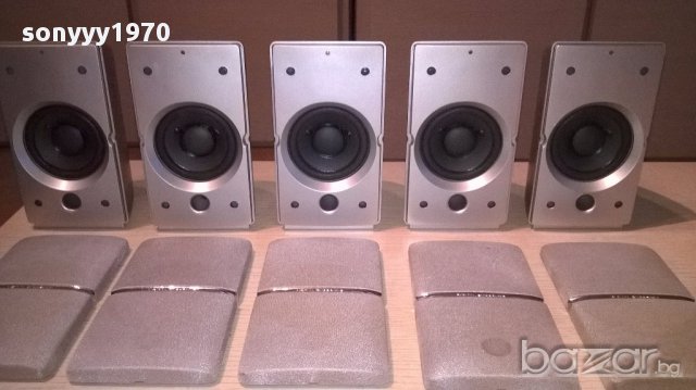 Sharp cp-cn400-8ohms/45watt-5бр-17х10х10см-внос швеицария, снимка 4 - Тонколони - 17513544