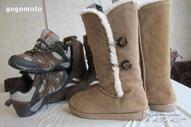 UGG аналог, топли, зимни ботуши, N- 42, 100% естественa кожа,GOGOMOTO.BAZAR.BG®, снимка 11 - Дамски ботуши - 17430414