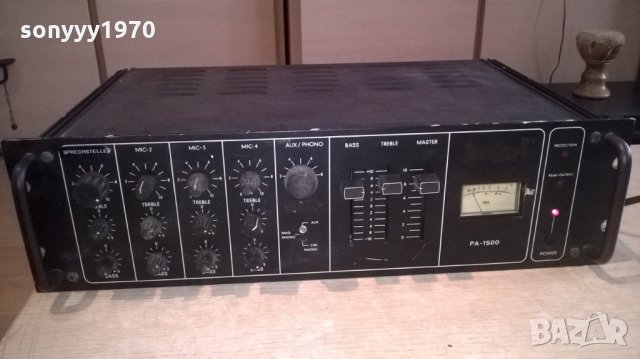 pa-1500 mono ampli-прасе/свиня-внос швеицария