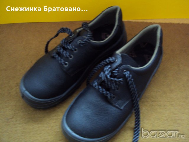Мъжки обувки от естествена кожа с допълнително бомбе от желязо в Мъжки боти  в гр. Севлиево - ID19933454 — Bazar.bg