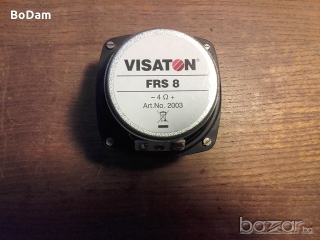 Visaton FRS 8 - 4 Ohm 8 cm (3.3") HiFi fullrange driver, снимка 5 - Тонколони - 20262287