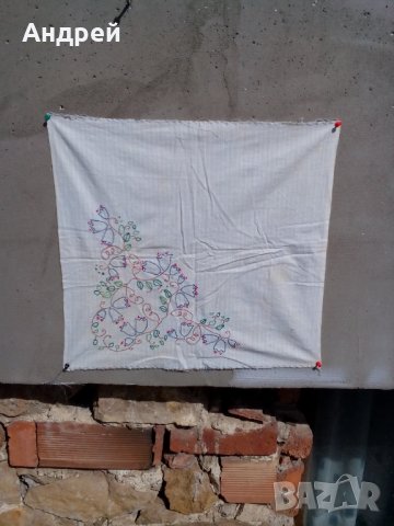 Стара бродирана покривка #16