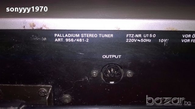 palladium micro line 2000t-tuner-germany-внос швеицария, снимка 6 - Ресийвъри, усилватели, смесителни пултове - 13522666