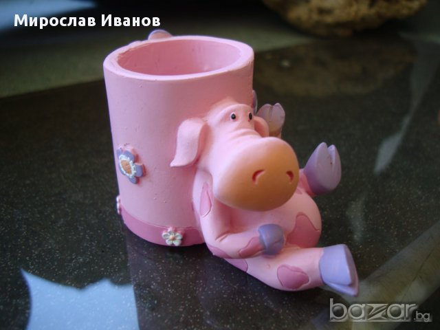 свещник крава , снимка 1