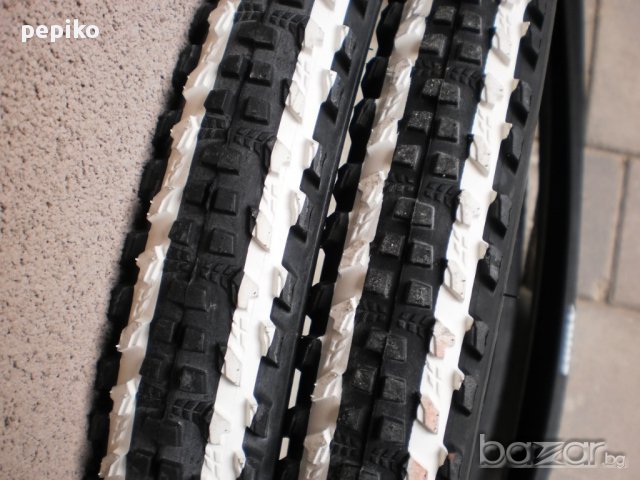 Продавам колела внос от Германия предна и задна външни гуми MITAS OCELOT 29 цола с два бели канта, снимка 7 - Части за велосипеди - 16031377