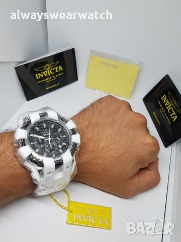 Invicta Bolt Carbon - White / Инвикта Болт Карбон - Бял / чисто нов мъжки часовник / 100% оригинален, снимка 9 - Мъжки - 22466114
