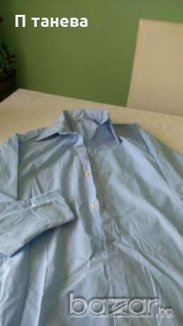 Светло синя мъжка риза, снимка 2 - Ризи - 19187990