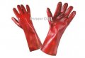 Гумени ръкавици червени / 1104-0006-06, снимка 1 - Други инструменти - 16869119