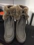 Дизайнерски кожени ботуши Filippa K Lauren Fur Bootie, снимка 2