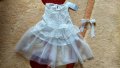 6-8 месеца чисто нова детска рокличка с бродерия за дете , снимка 6