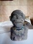стара метална декорация-африканец, снимка 1 - Антикварни и старинни предмети - 21634960