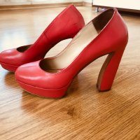 Дамски обувки от естествена кожа Дарис, снимка 1 - Дамски обувки на ток - 21813665